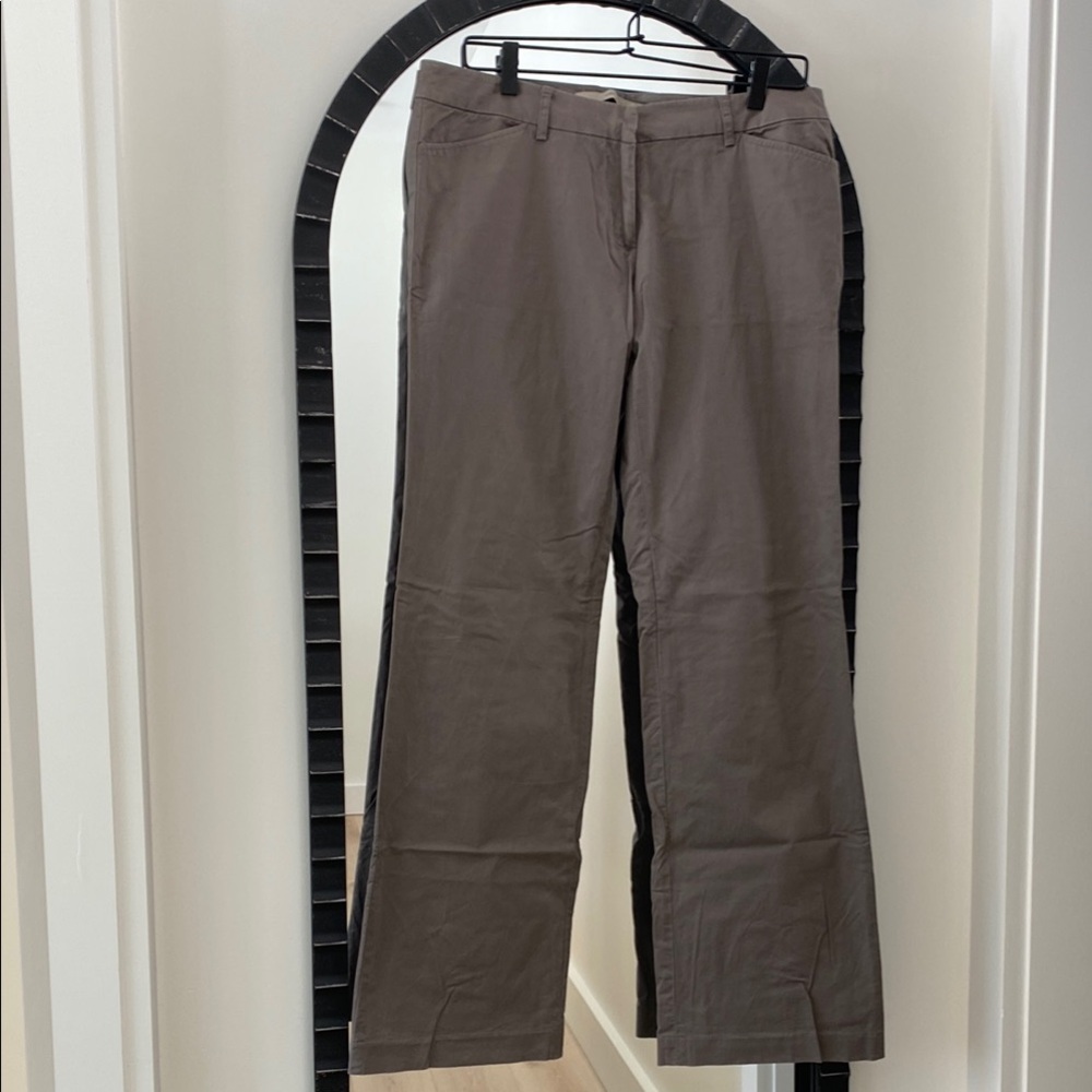 Mushroom Khaki Bootcut Pants
